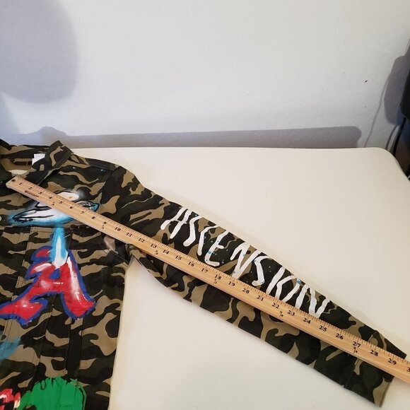 Lifted Anchors Starlight Cotton Blend Camo Jacket size S NWT - Picture 9 of 15